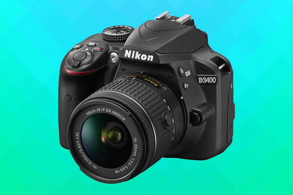 Nikon D3400 front 1