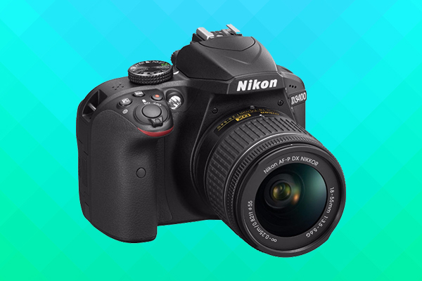 Nikon D3400 top view