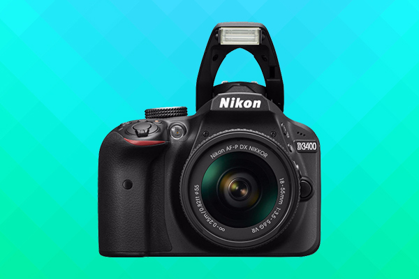 Nikon D3400 front 3