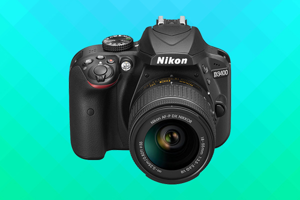 Nikon D3400 front 4