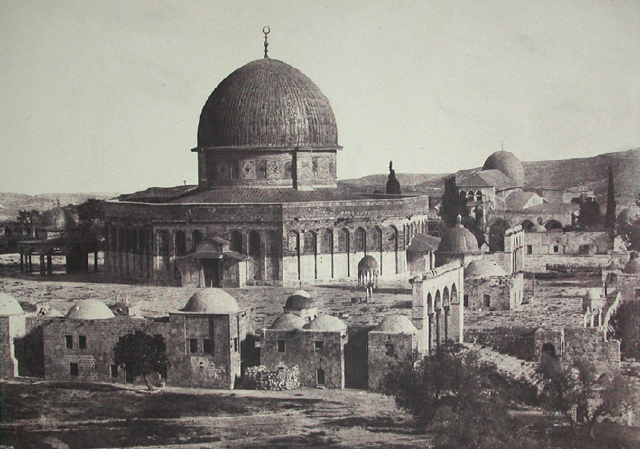Damascus Gate, 1856 by Auguste Salzmann