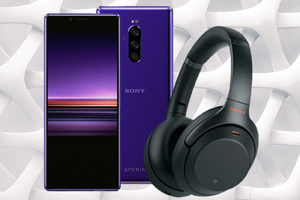 Sony Xperia 1 Bundle purple and black