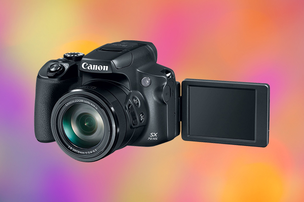 Best Travel Cameras 2019 Canon Powershot SX70 HS Digital Camera front camera