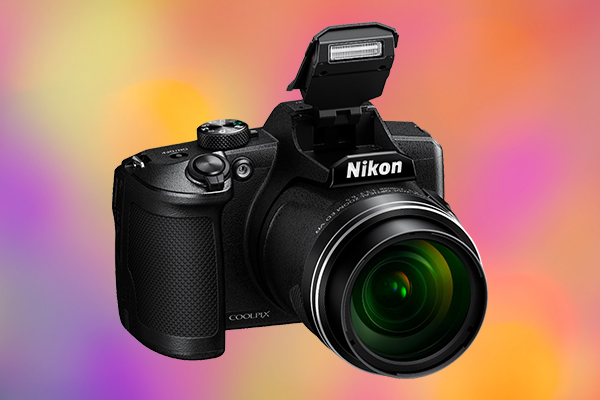 Best Travel Cameras 2019 Nikon COOLPIX B600 Camera Front flash