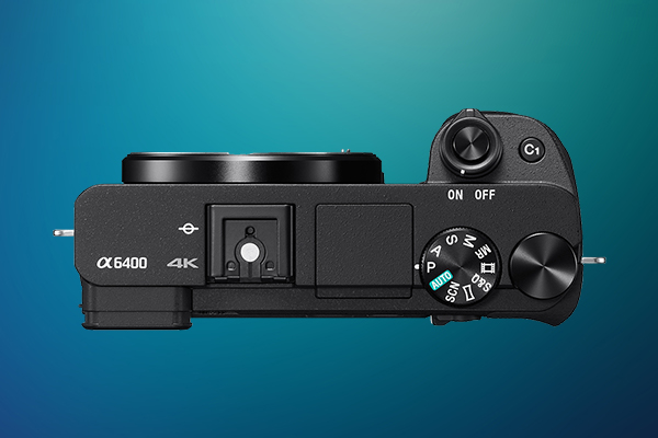 Sony Alpha a6400 Mirrorless Digital Camera top