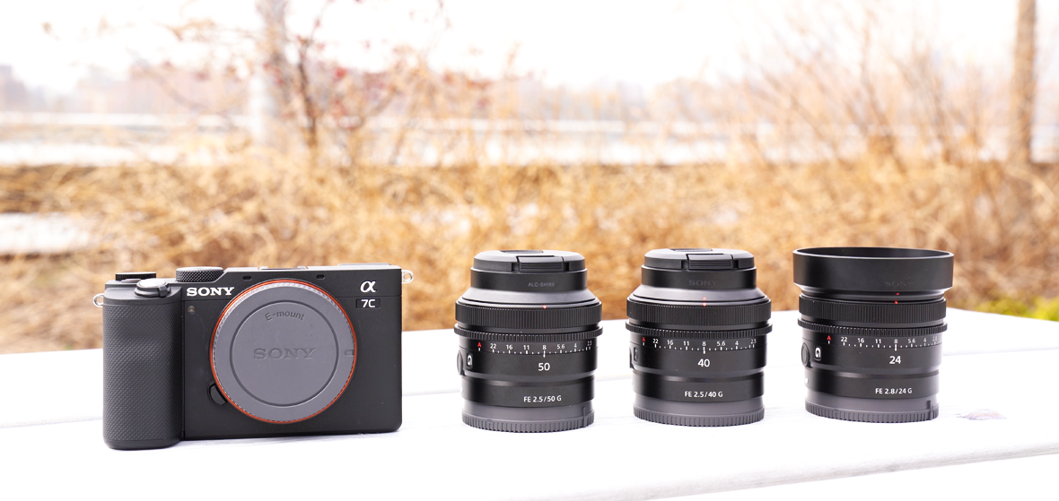 Sony 24mm F2.8, 40mm F2.5, and 50mm F2.5 G Lenses | Hands-On 