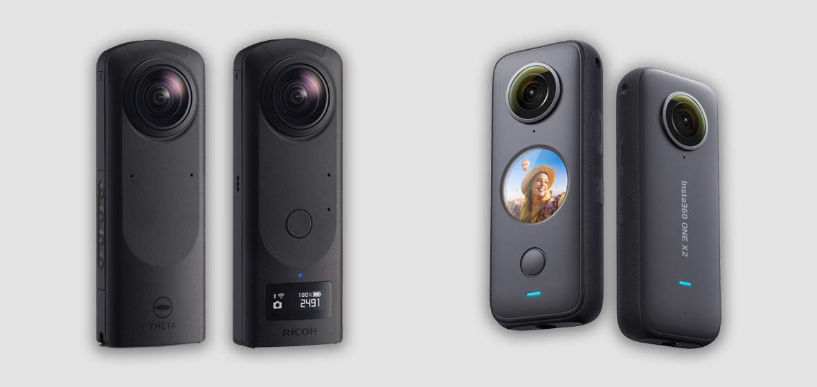 Insta360 One X2 Pocket Camera 360 Degree Waterproof Action Camera with Lens  Cap