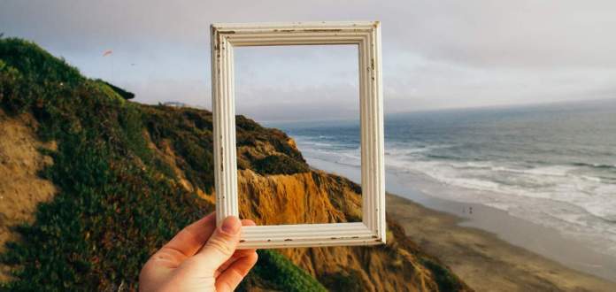 Frame within a frame photography