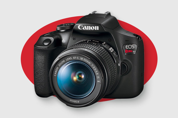 Canon Rebel EOS T7 - affordable intro camera for photography