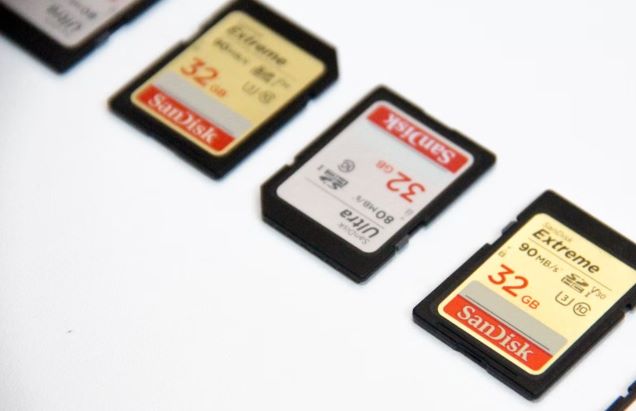 SD cards for camera (photo/video)