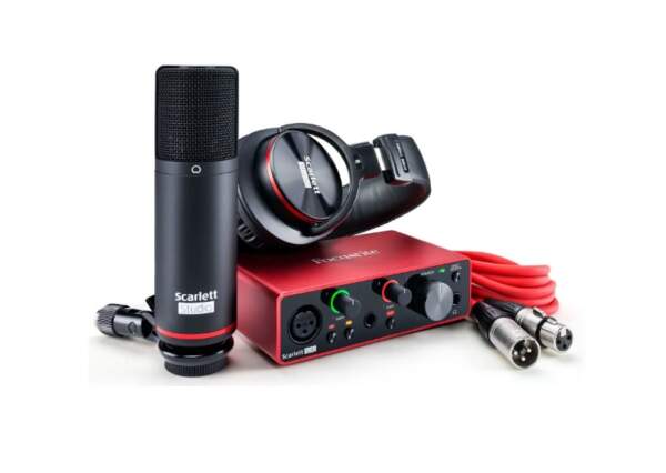 Focusrite Scarlett Solo Studio 3rd Gen USB Audio Interface, great audio last minute holiday gift 