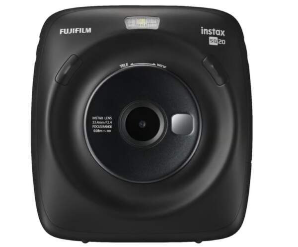 Fujifilm Instax Square SQ20 Hybrid Instant Camera (Black), theb est instant camera and photo printer 