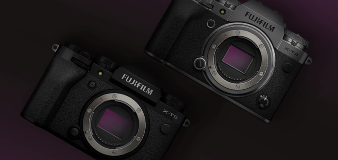 Fujifilm X-T4 vs X-T5 camera comparison - camera specs