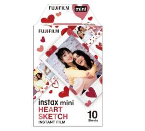 Fujifilm Instax Mini Heart Sketch Instant Film