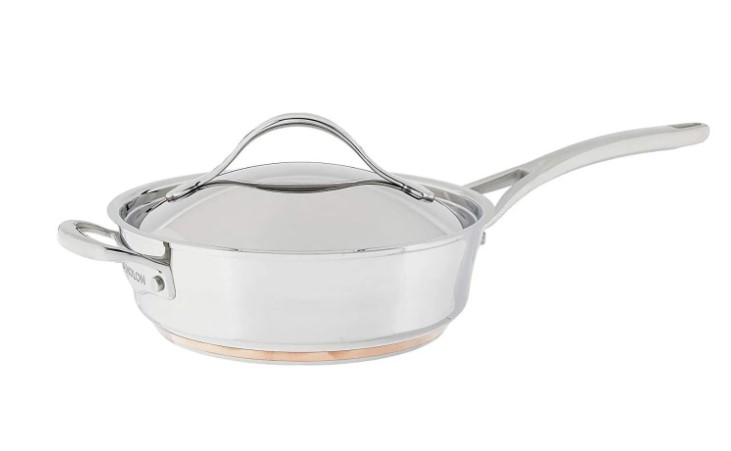 Viking Professional 5-Ply 6.4 Quart Saute Pan with Lid