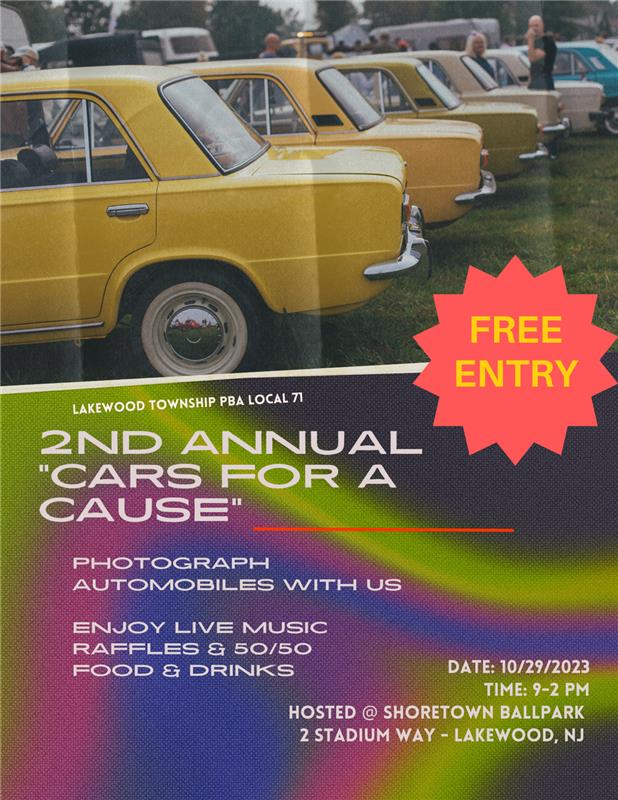 Sunday 10/29 * Cars for a Cause: 2nd Annual Auto Show